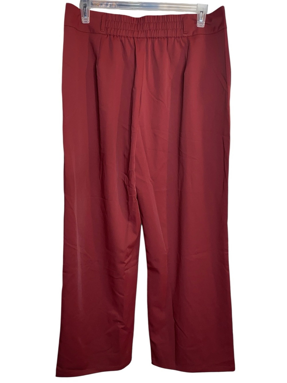 Halara Red High Waisted Straight Leg Pants, Size XL